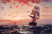 Moran, Edward Ships at Sea oil painting reproduction